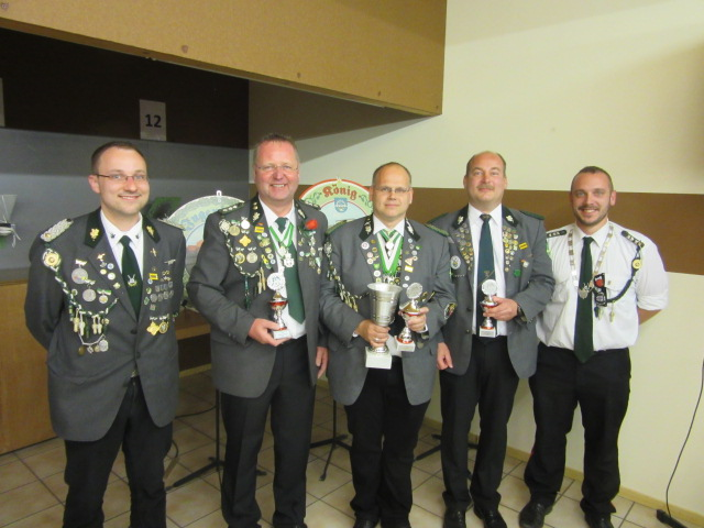 Gemeindepokal Andre Gebhart, 2. Ralf Wetzel, 3. Ralph Müller