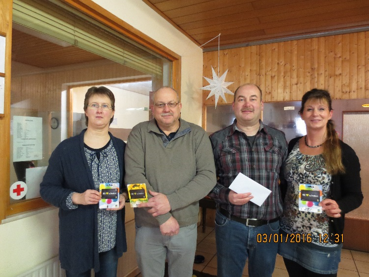 v.l. Anke Rosentreter, Thomas Rudolph, Ralph Müller und Petra Hesse